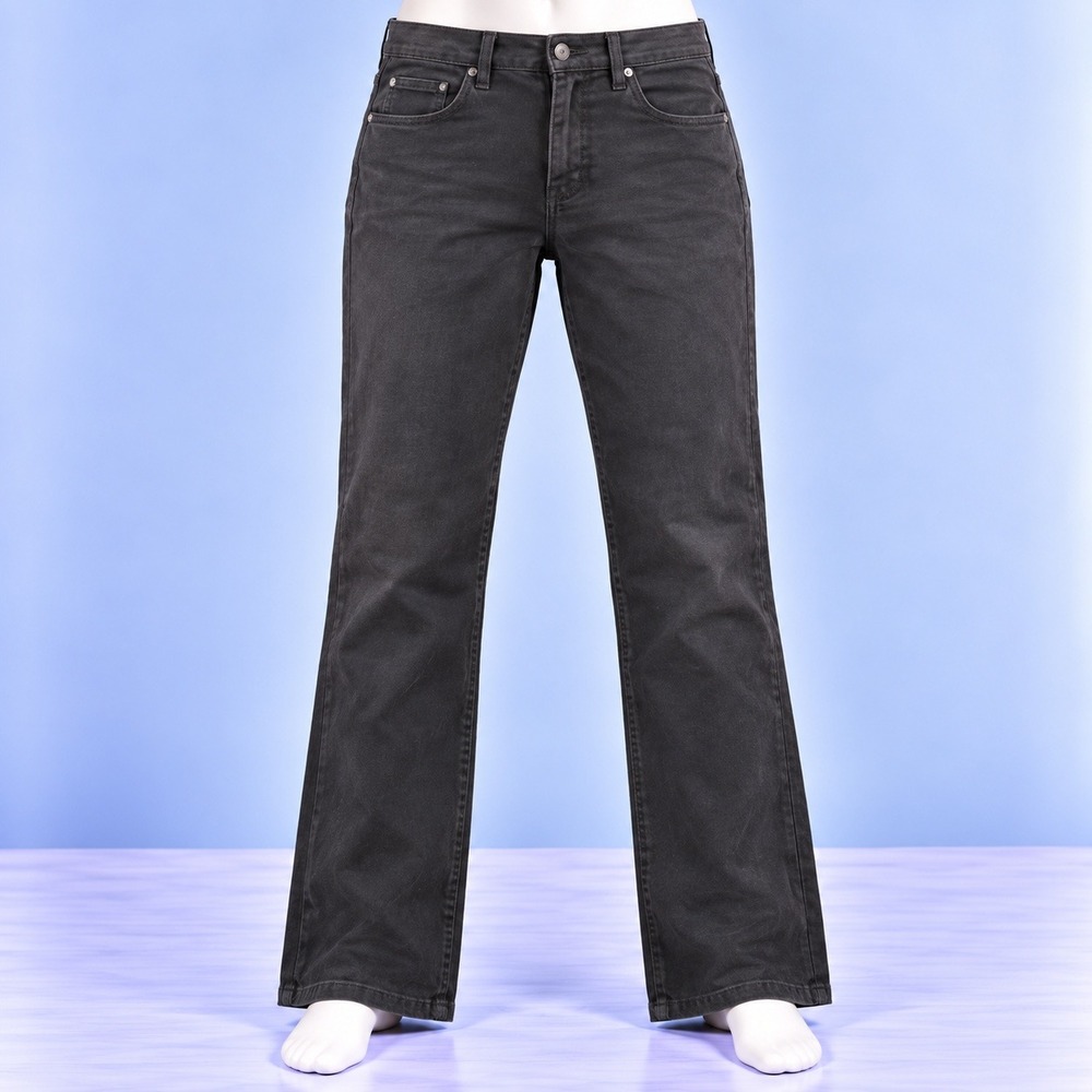 Nickel & Iron Straight Leg Pants Mens 32 Black Premium Goods 5-Pocket